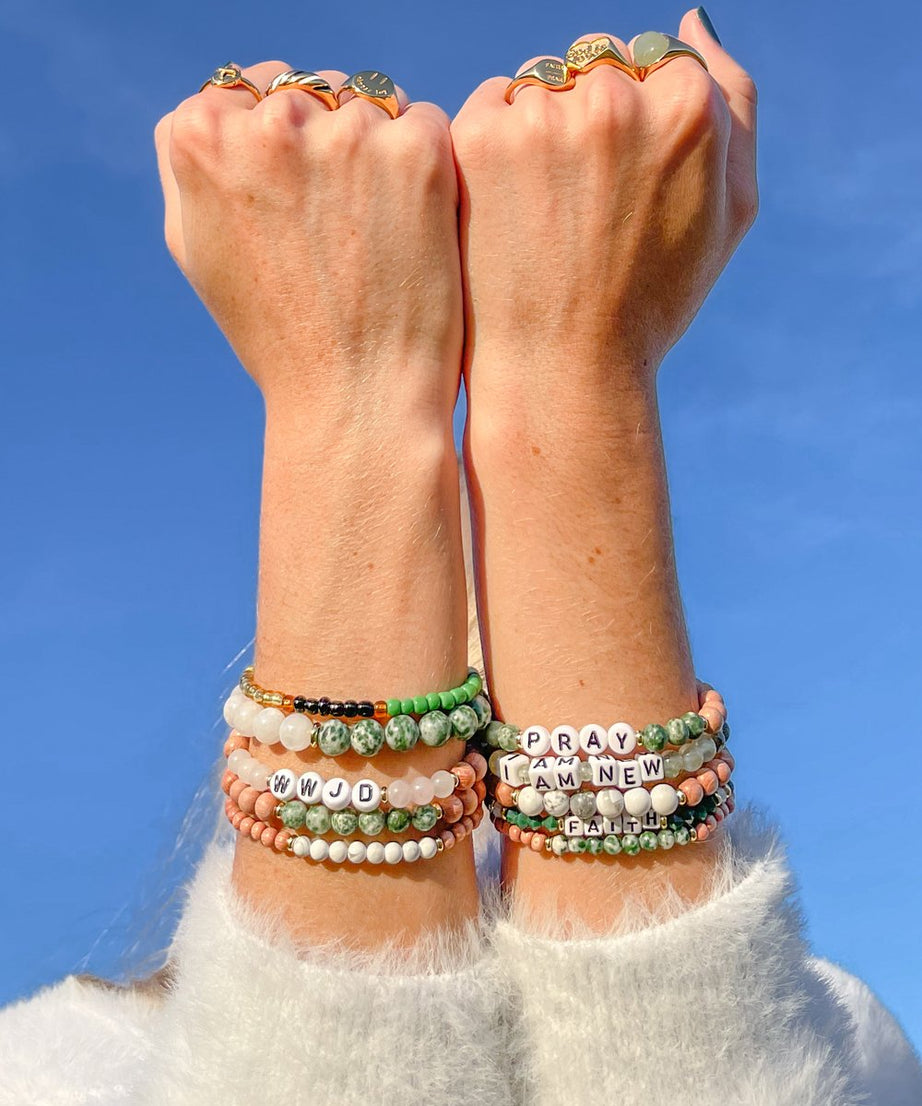 Howlite Stacker Bracelet