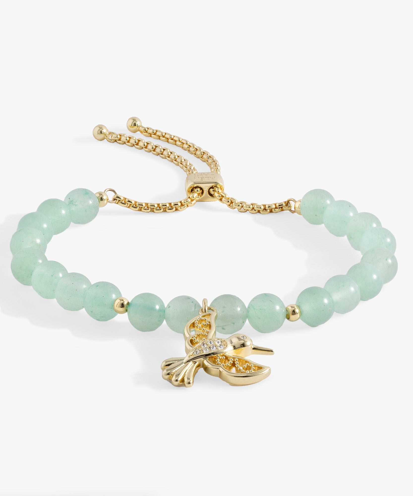 Hummingbird Gemstone Bolo Bracelet