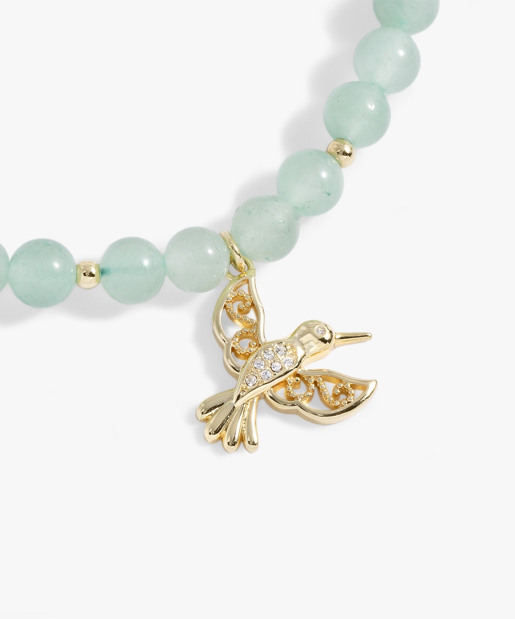 Hummingbird Gemstone Bolo Bracelet