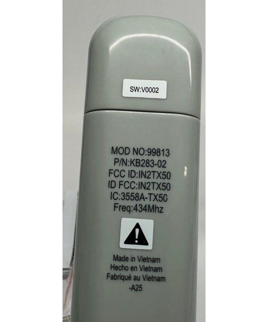 Substitute for Hunter 99813 IN2TX50 Ceiling Fan Remote Control - KB283-02 [99770]
