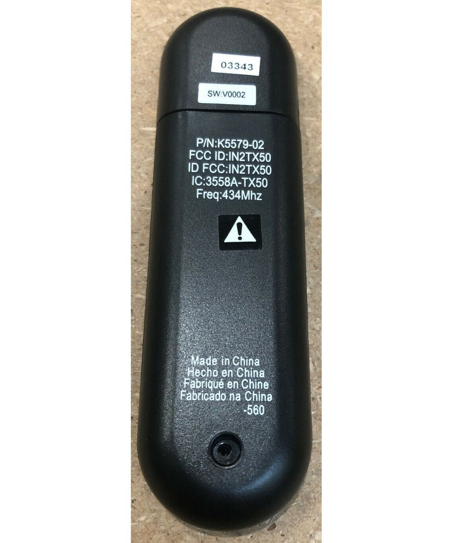 Substitute for Hunter K5579-02 IN2TX50 Ceiling Fan Remote Control [99770]
