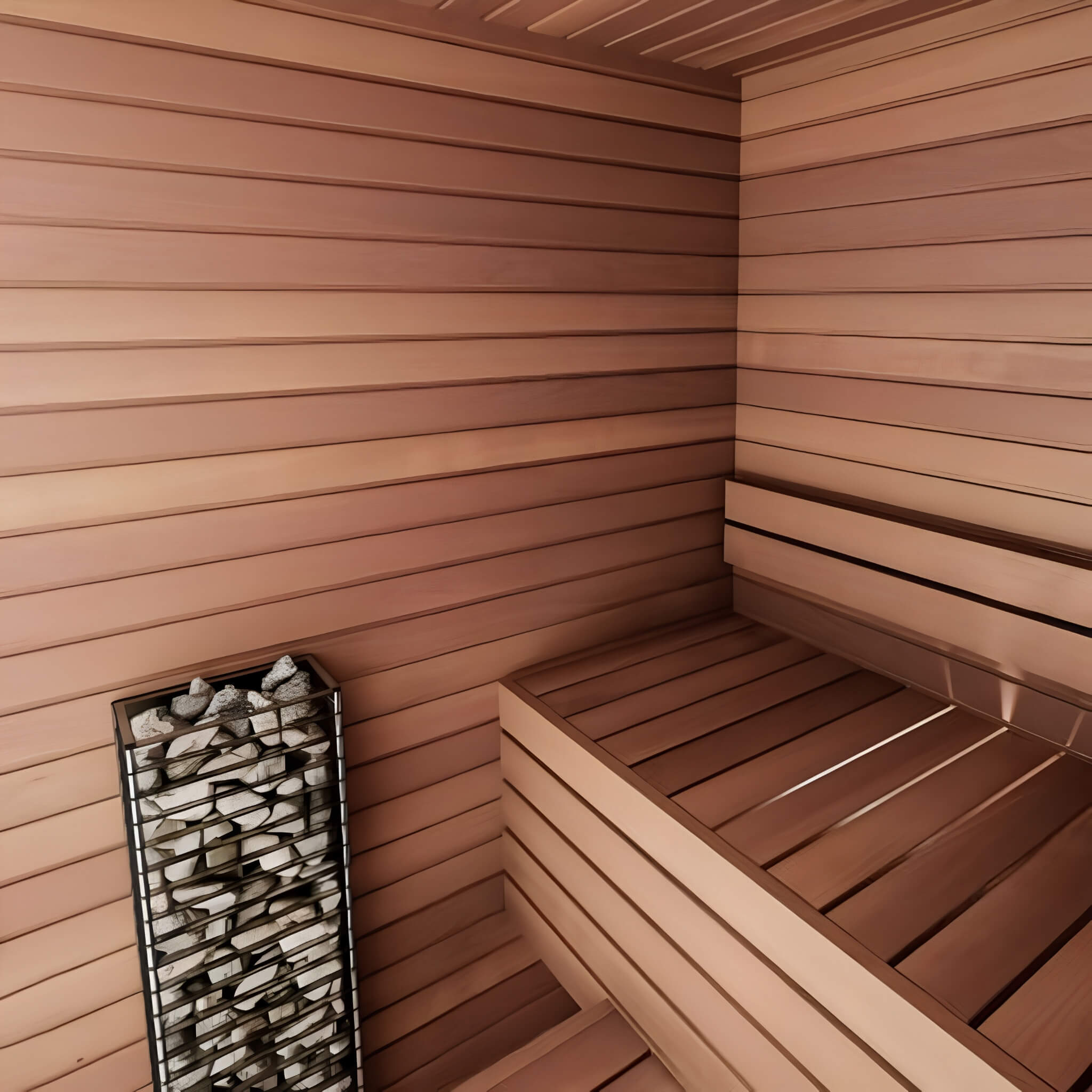 Huum Cliff Mini 4 3.5KW Electric Sauna Heater With Digital Controller & Sauna Stones (SAK58263)