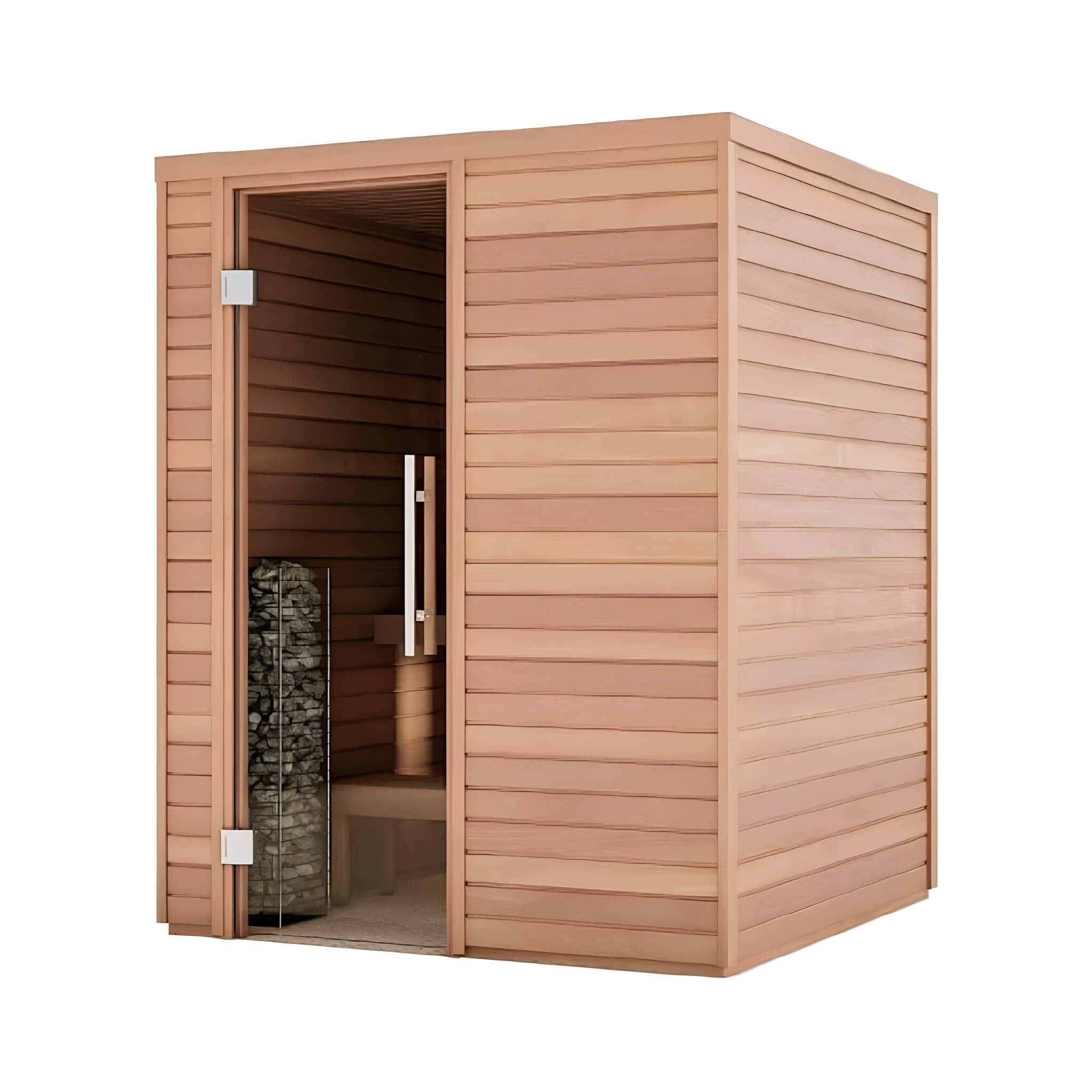 Huum Cliff Mini 4 3.5KW Electric Sauna Heater With Digital Controller & Sauna Stones (SAK58263)