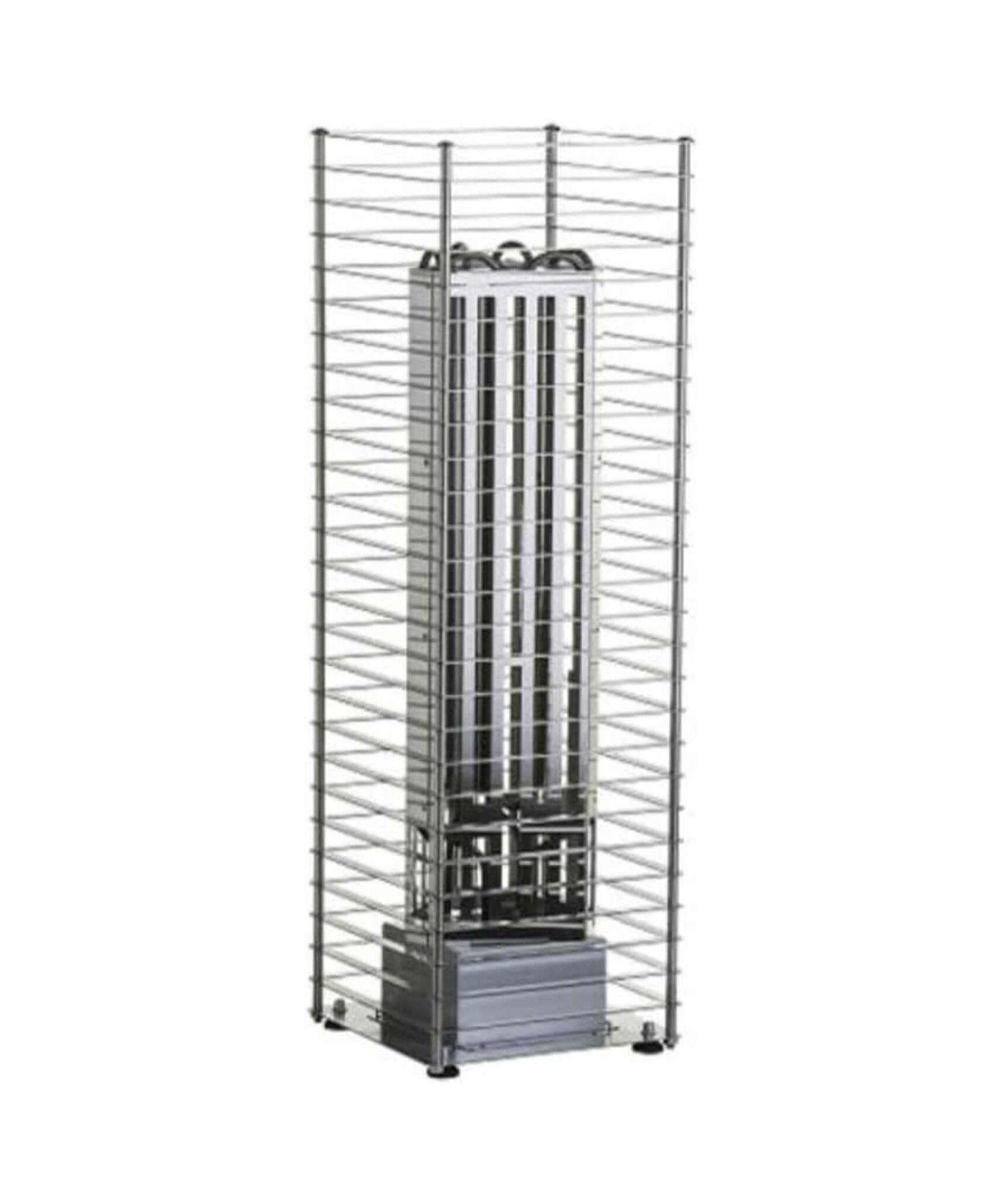 Huum Cliff Slim Electric Stainless Steel Sauna Heater With Digital Controller & Sauna Stones (SAK48752)