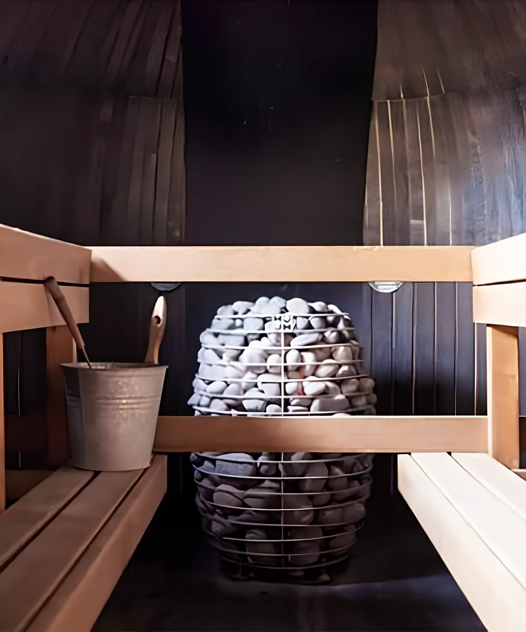 Huum Hive Premium Floor-Mounted Sauna Heater With UKU Control, Extension Box & Sauna Stones (SAK61250)