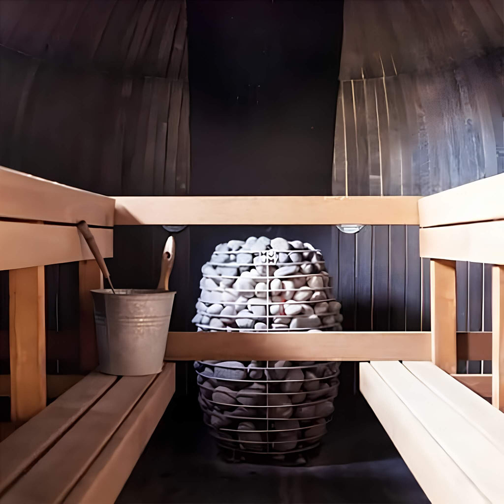 Huum Hive Premium Floor-Mounted Sauna Heater With UKU Control, Extension Box & Sauna Stones (SAK61250)