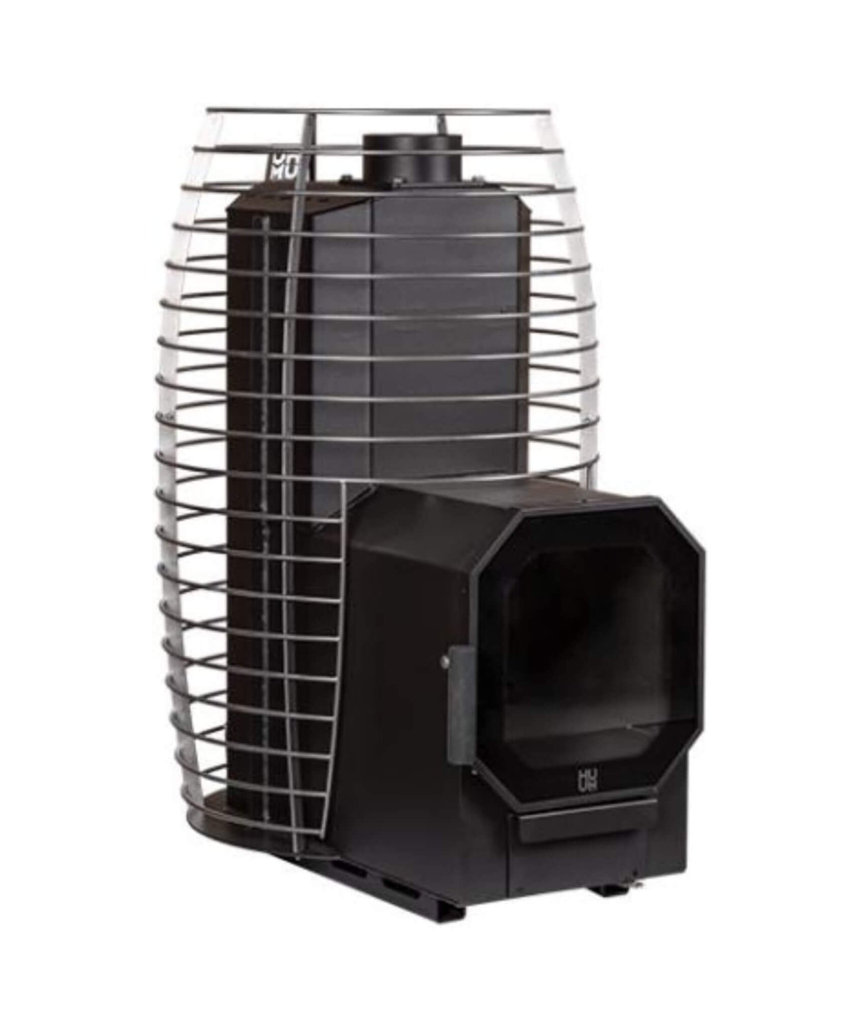 Huum Hive Flow LS 9.8KW Wood-Burning Sauna Stove With Firebox Extension & Sauna Stones [H1016012] (SAK53412)