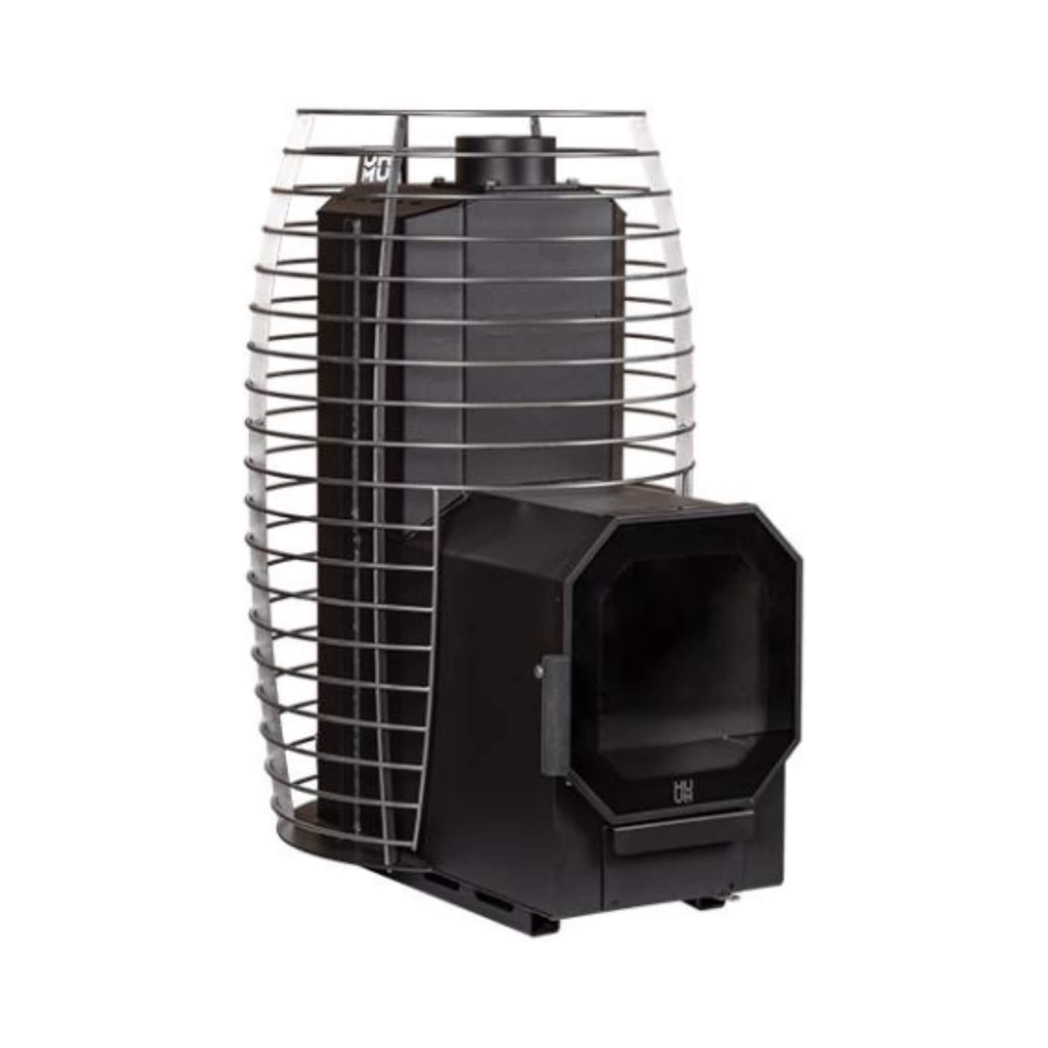 Huum Hive Flow LS 9.8KW Wood-Burning Sauna Stove With Firebox Extension & Sauna Stones [H1016012] (SAK53412)