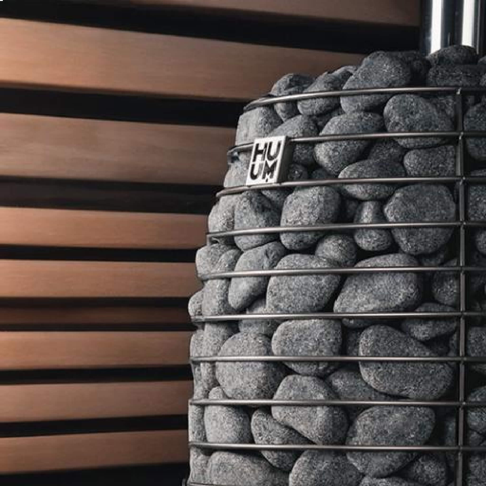 Huum Hive Flow Mini 8.5KW Wood-Burning Sauna Stove With Ash Drawer & Sauna Stones [H1017012] (SAK17895)