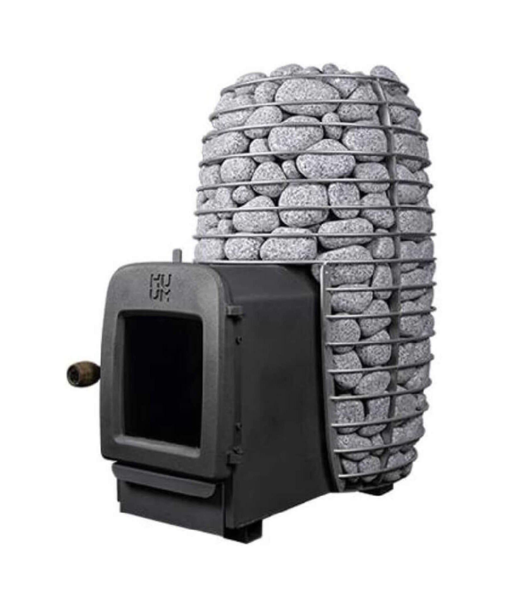 Huum Hive Heat LS 12KW Sauna Stove With Firebox Extension & Sauna Stones [H1012012] (SAK85317)