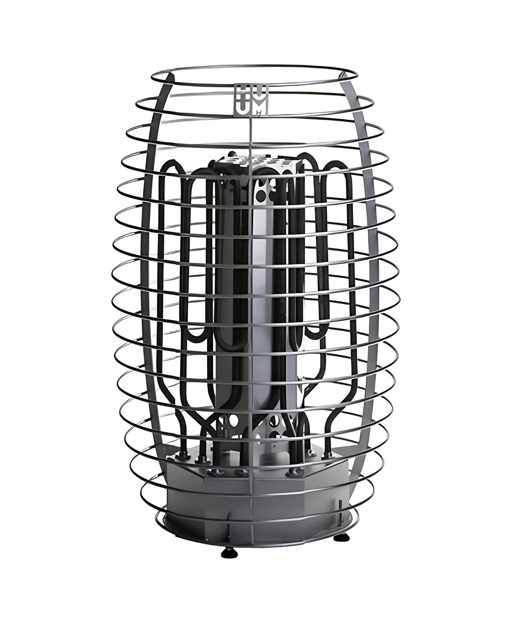 Huum Hive Mini Floor Mount Traditional Steel Sauna Heater With Digital Controller & Sauna Stones (SAK91438)