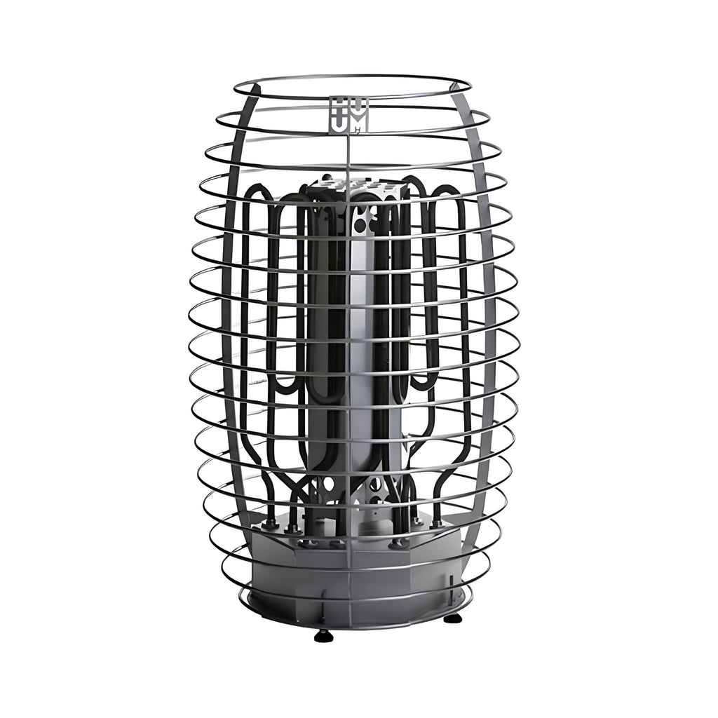 Huum Hive Mini Floor Mount Traditional Steel Sauna Heater With Digital Controller & Sauna Stones (SAK91438)