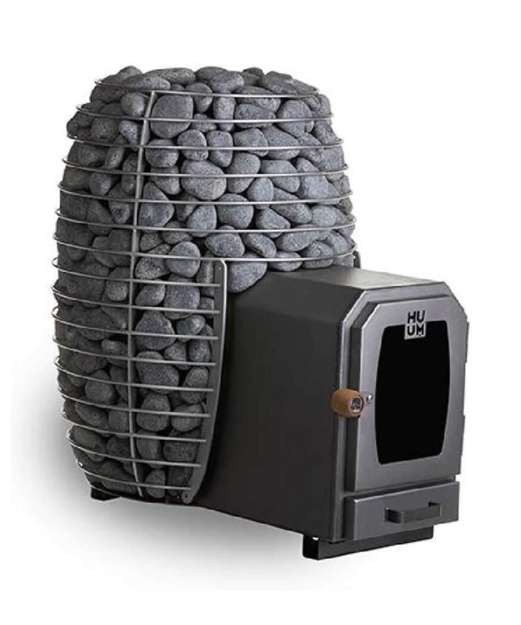 Huum Hive Wood LS 17KW Sauna Stove With Firebox Extension & Sauna Stones [H1010012] (SAK17894)