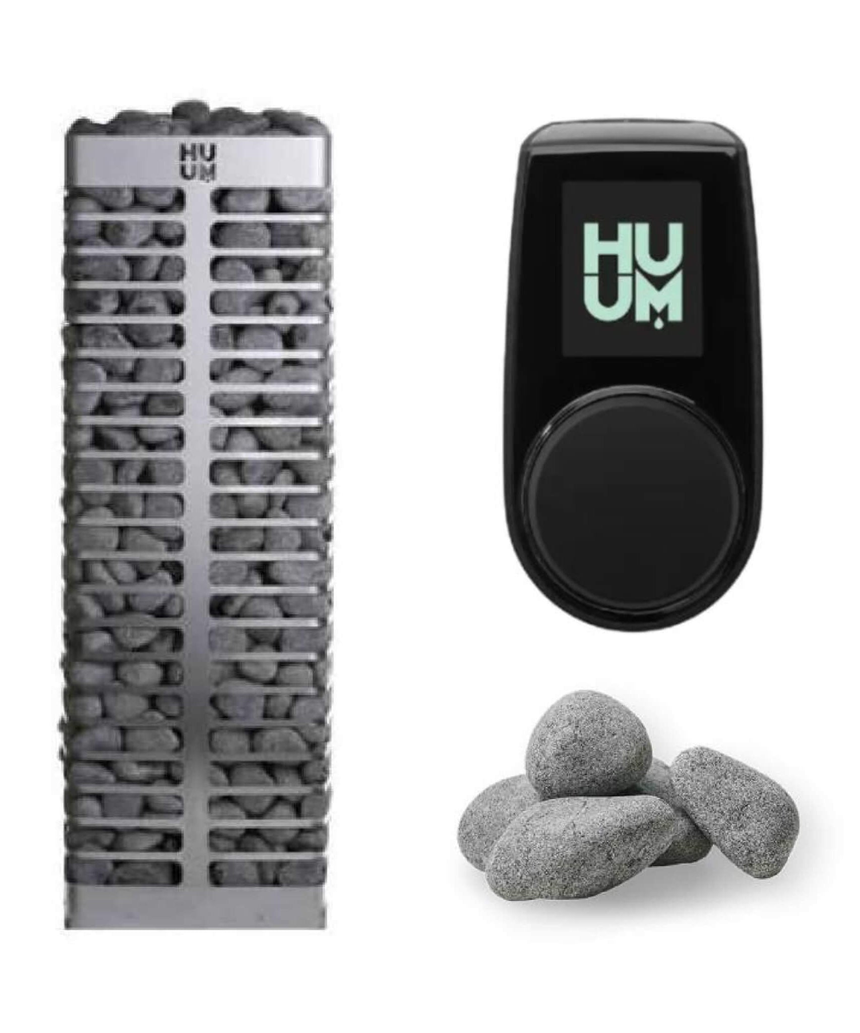 Huum Steel Series Sauna Heater With UKU Control & Sauna Stones (SAK84952)