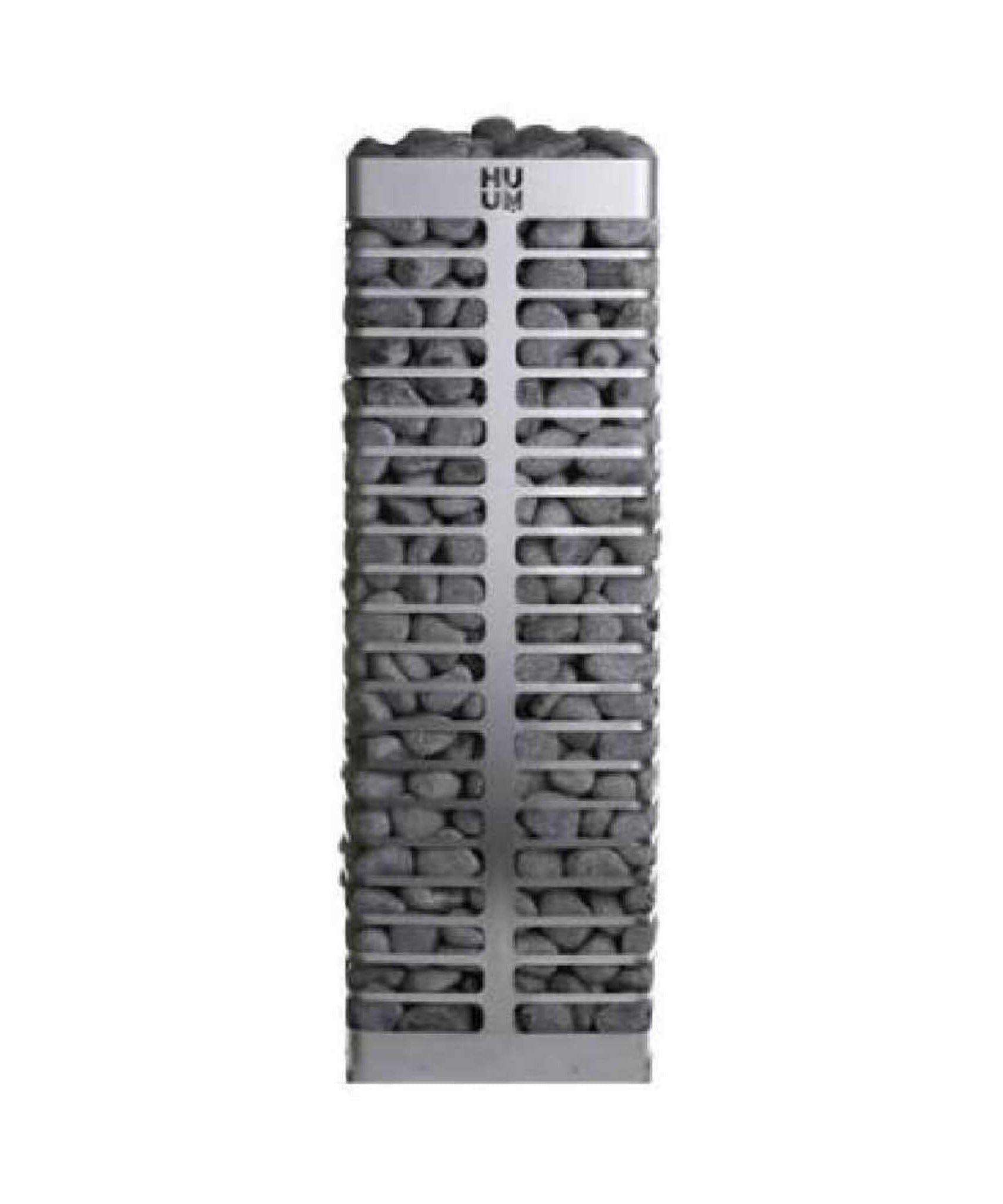 Huum Steel Mini Series 4 Stainless Steel Wall Mount 3.5KW Sauna Heater With Digital Controller & Sauna Stones (SAK91573)