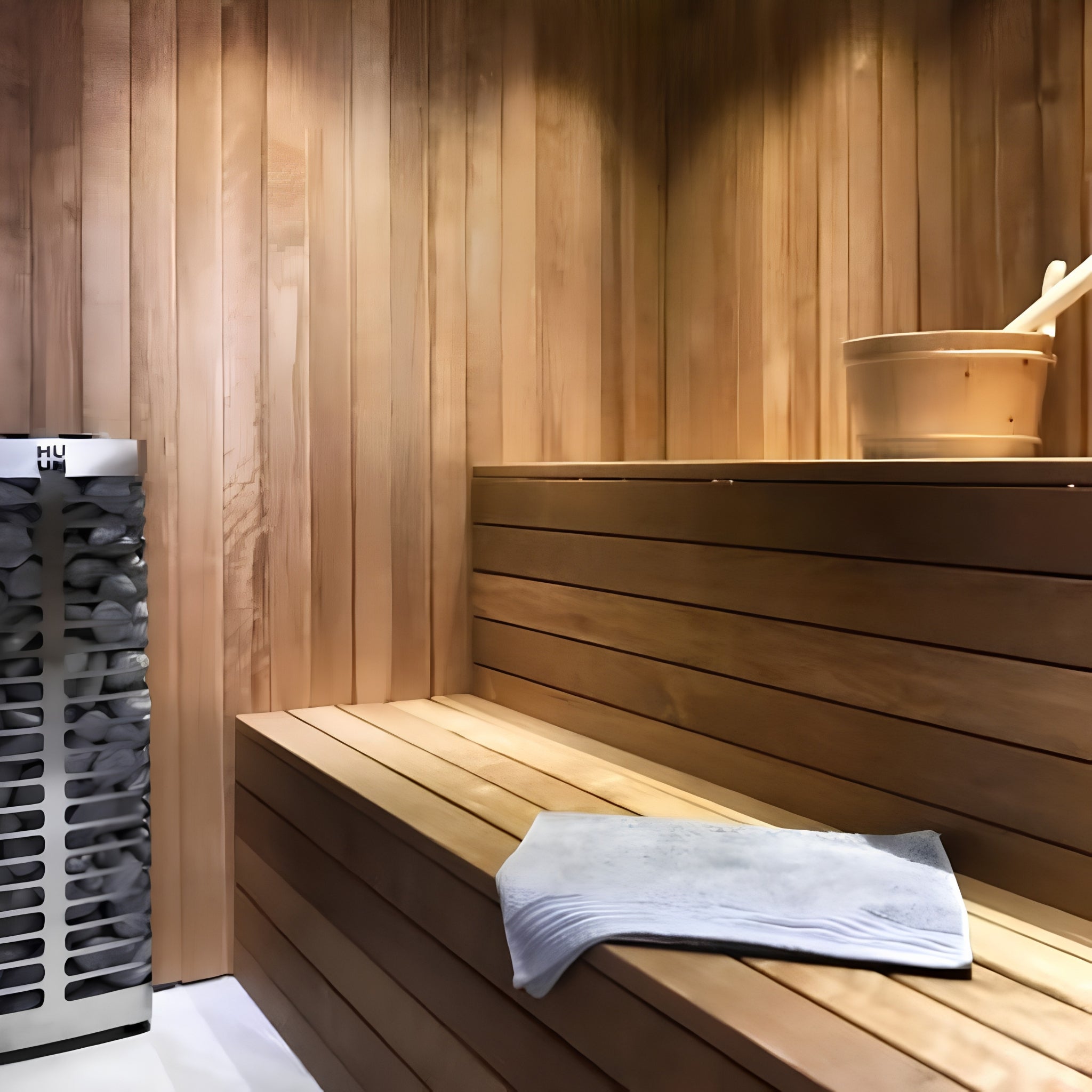 Huum Steel Series Sauna Heater With UKU Control & Sauna Stones (SAK84952)