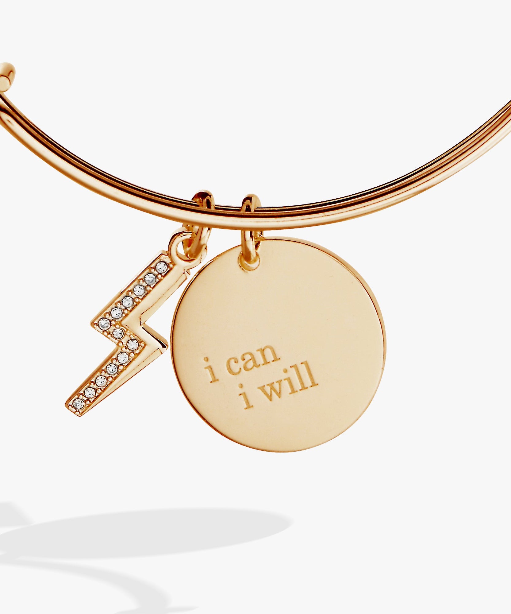 “I Can, I Will” Duo Charm Bangle