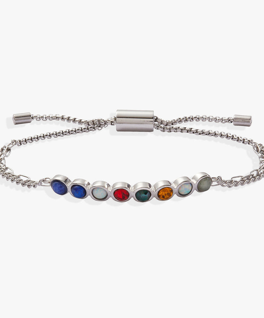 'I Love You' Hidden Message Acrostic Bolo Bracelet