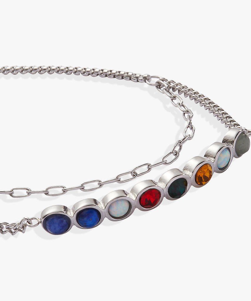 'I Love You' Hidden Message Acrostic Bolo Bracelet