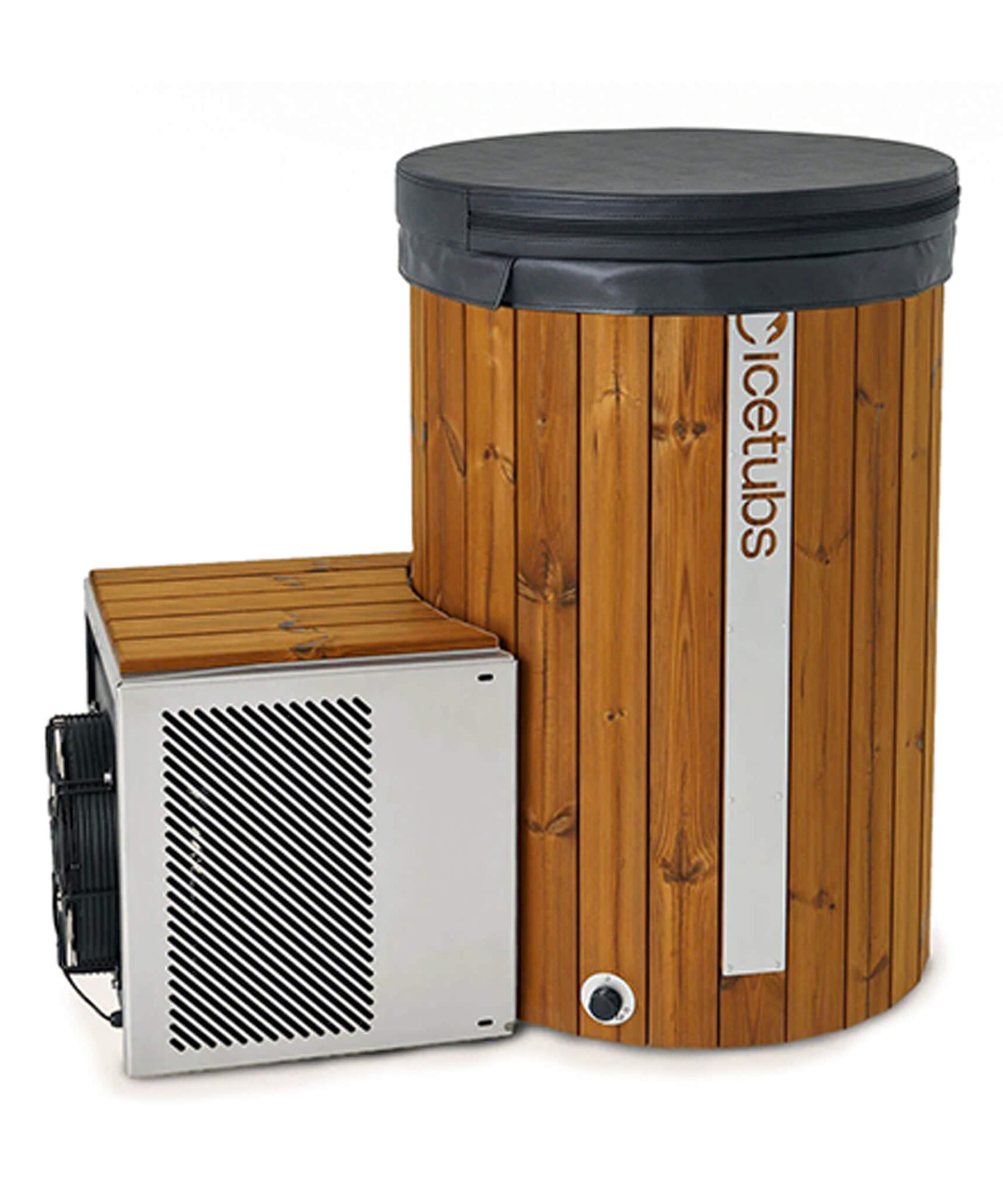 Icetubs IceBarrel Thermowood And Fiberglass Cold Plunge Immersion Tub (SAK68129)