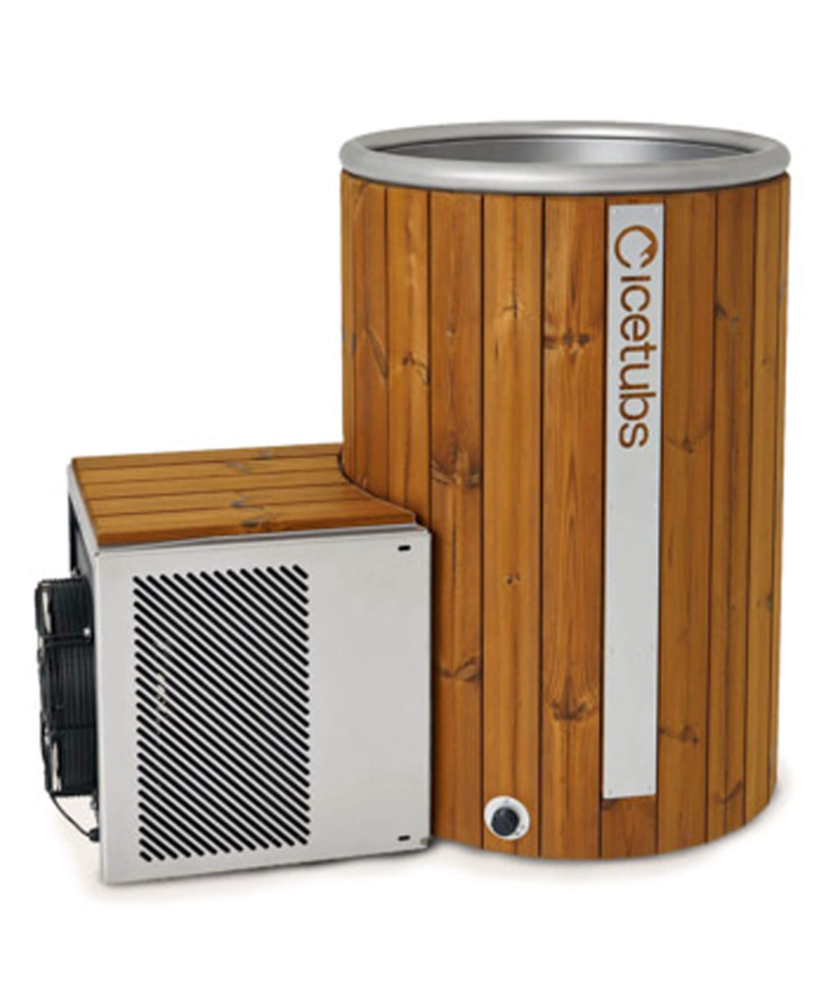 Icetubs IceBarrel Thermowood And Fiberglass Cold Plunge Immersion Tub (SAK68129)