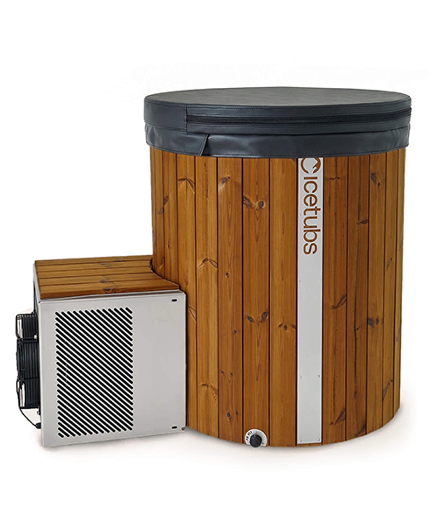 Icetubs IceBarrel XL Thermowood And Fiberglass Cold Plunge Immersion Tub (SAK35418)