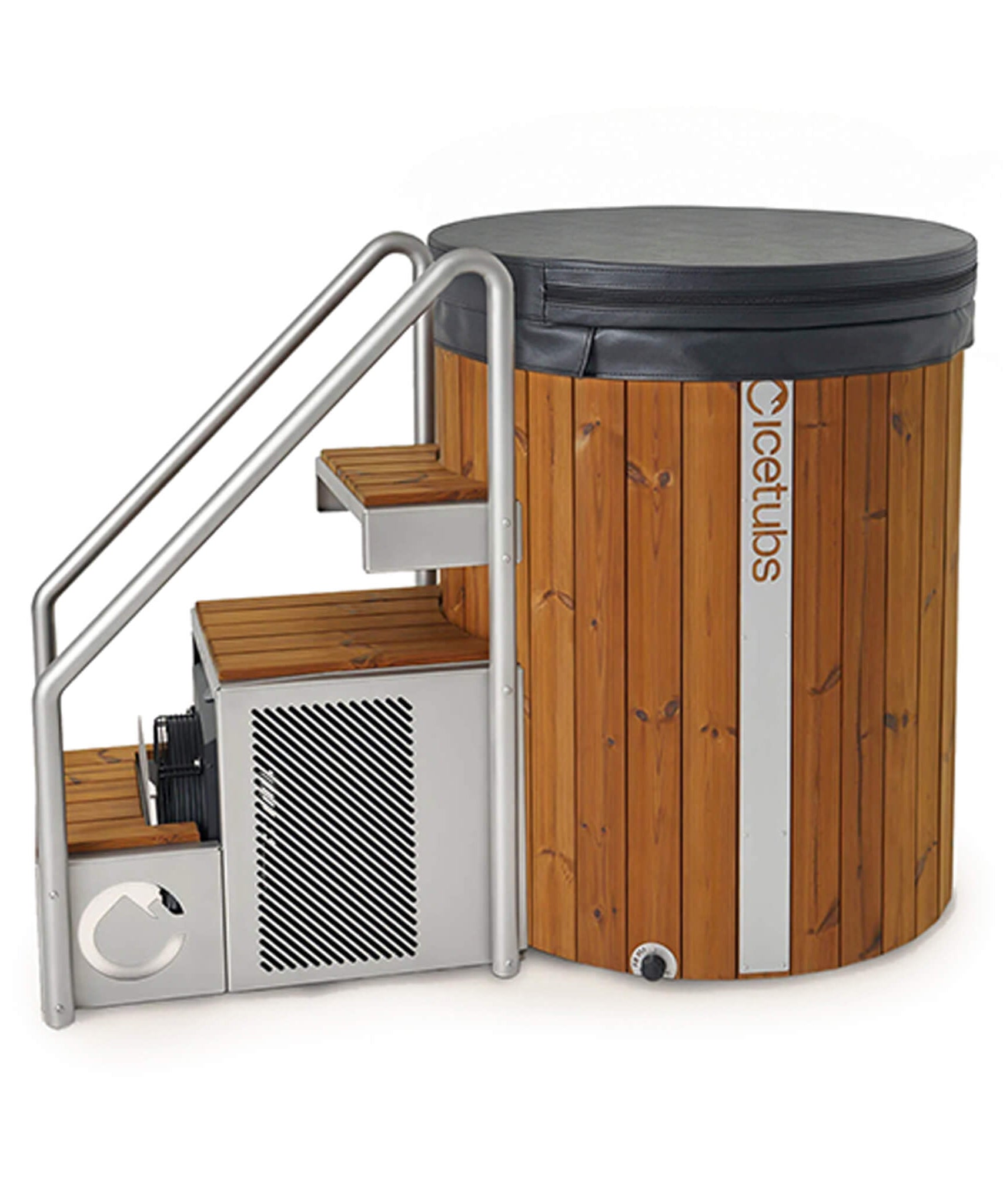 Icetubs IceBarrel XL Thermowood And Fiberglass Cold Plunge Immersion Tub (SAK35418)
