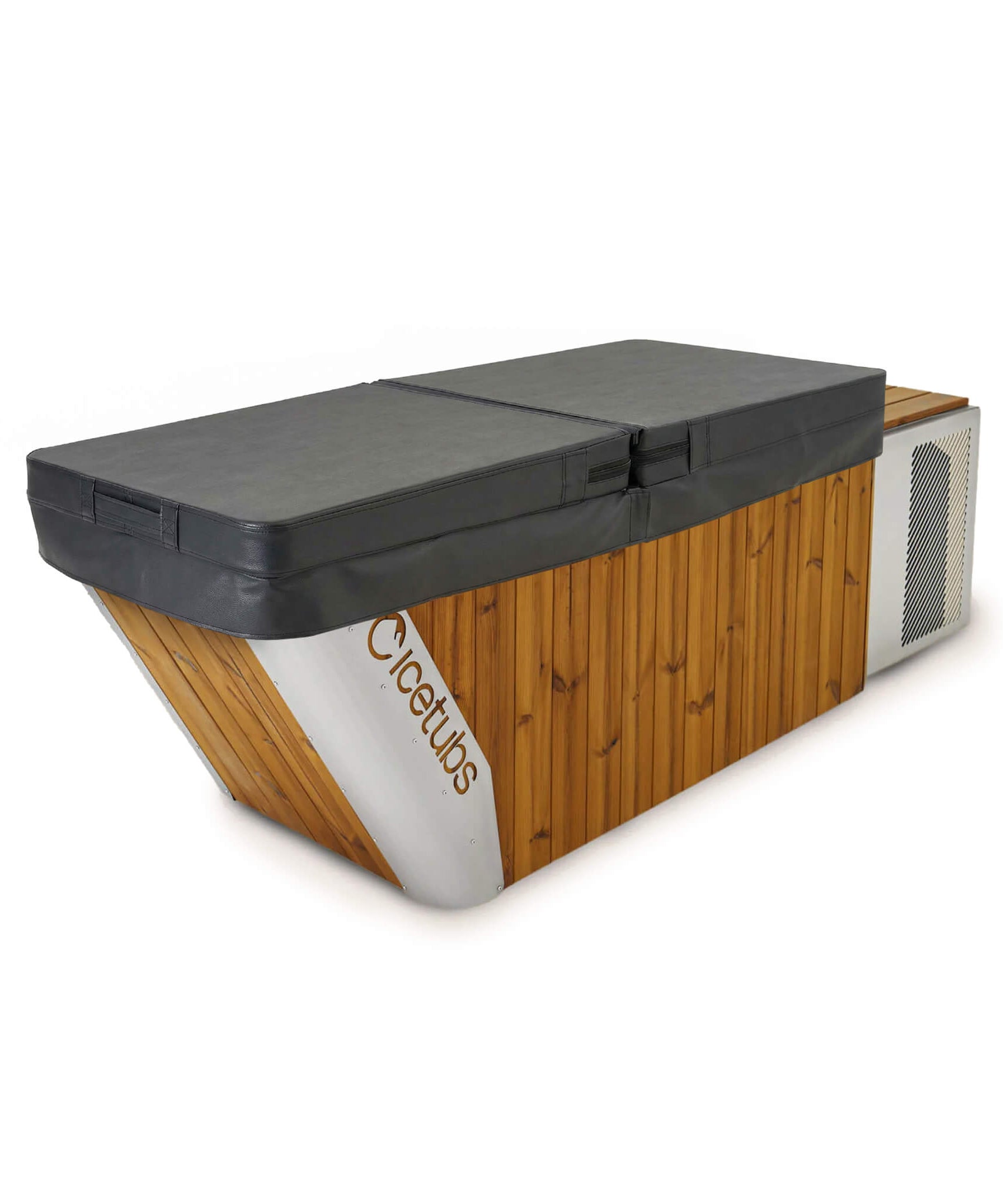 Icetubs IceBath Thermowood And Stainless Steel Cold Therapy Immersion Bath (SAK94720)