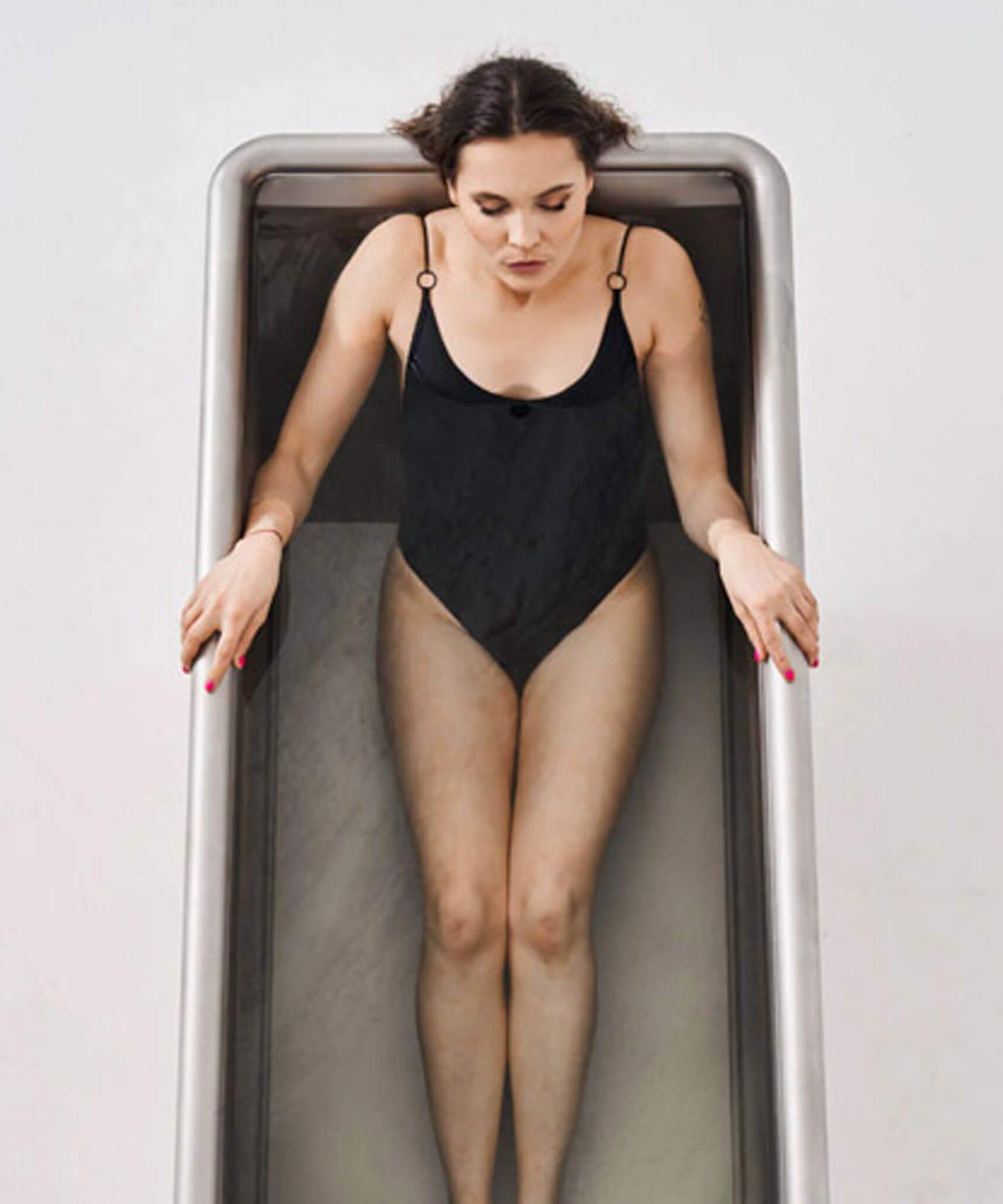 Icetubs IceBath Thermowood And Stainless Steel Cold Therapy Immersion Bath (SAK94720)