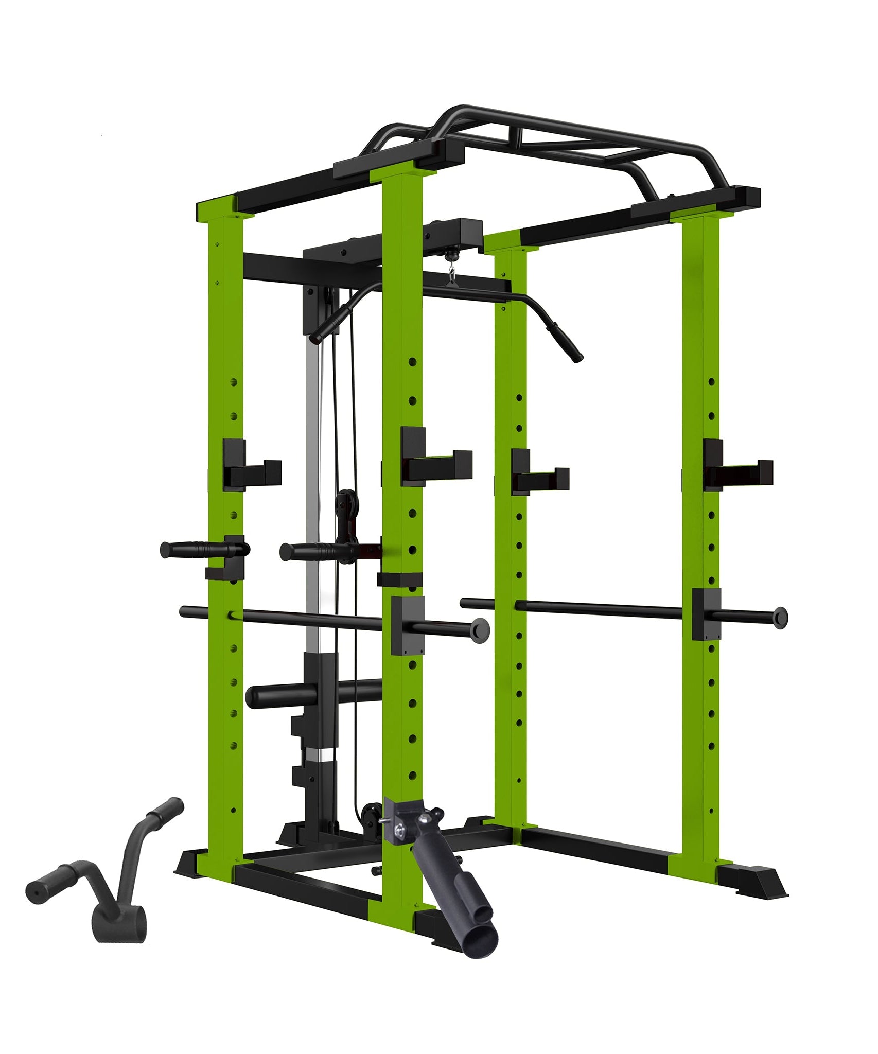 IFast Adjustable Home Gym Power Cage & Squat Rack With Pull-Up Bar Barbell Rack, 1000LBS (SAK12649)
