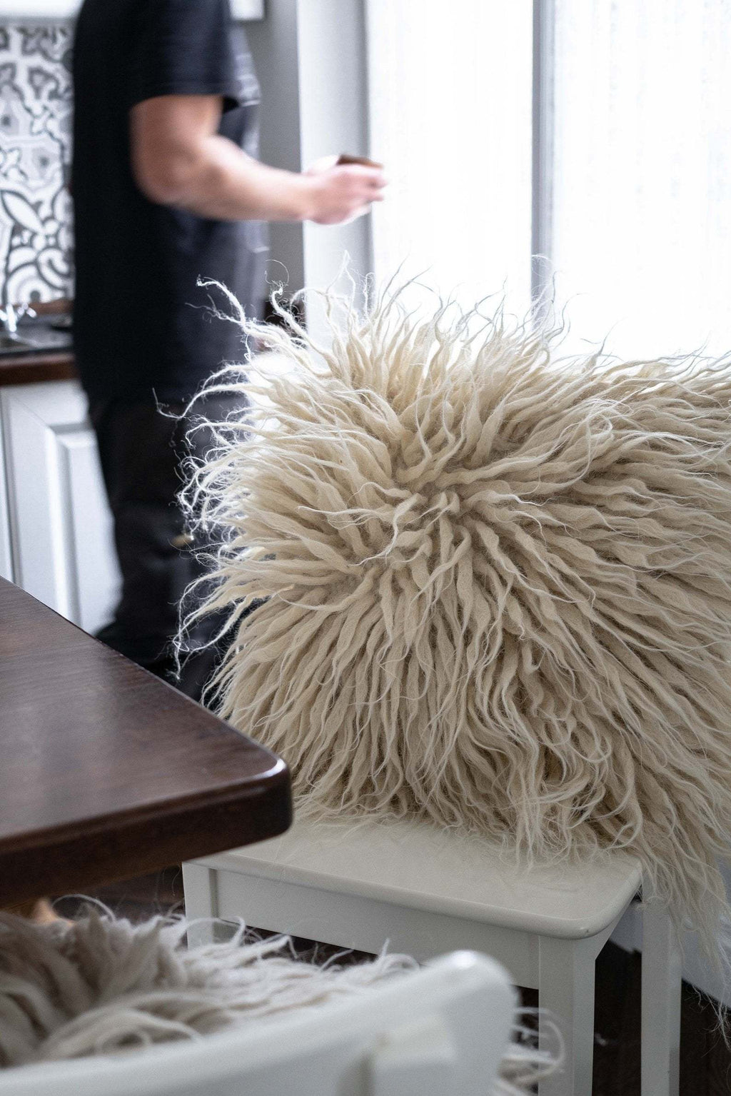Wool Pillow "Stones"