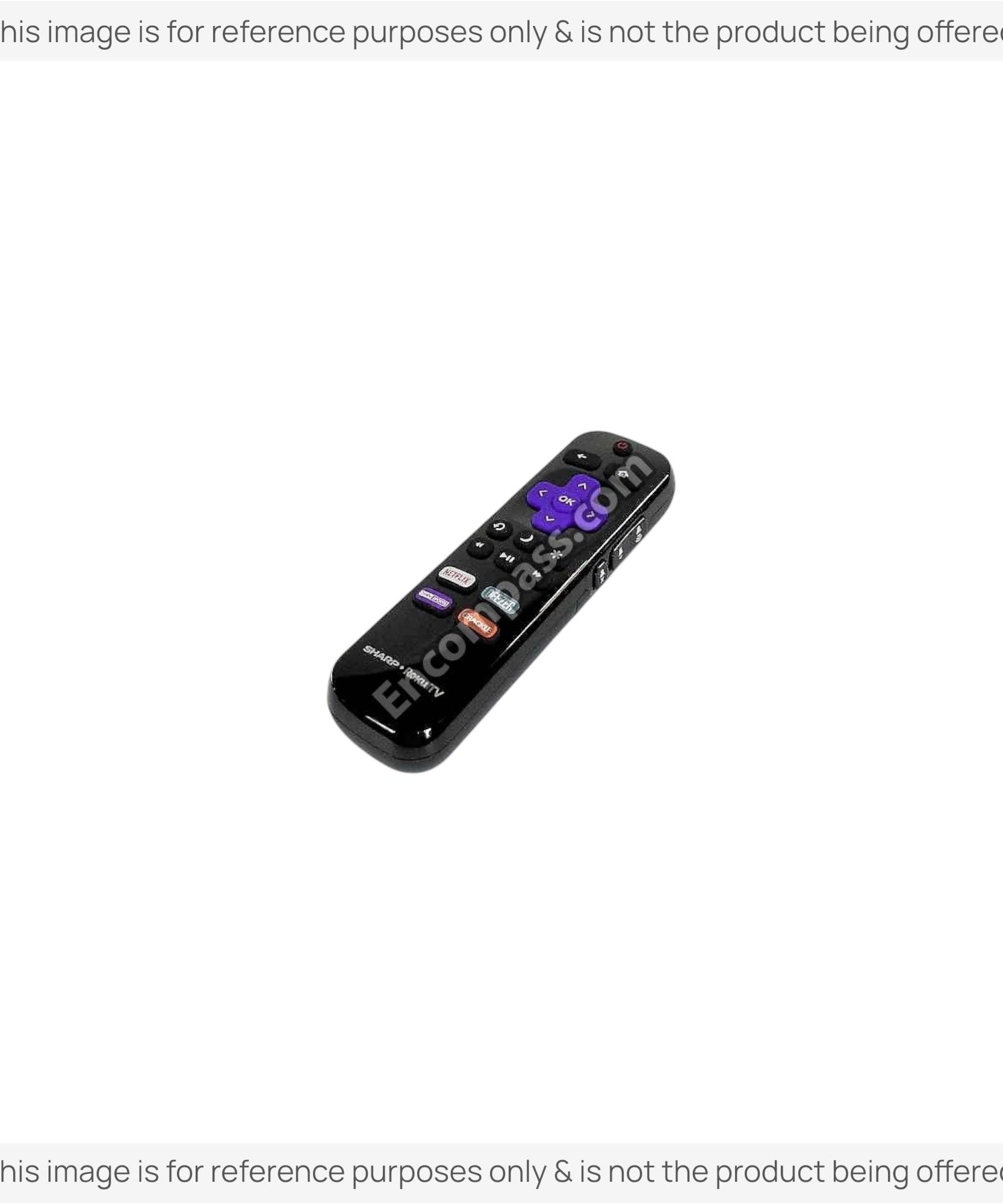 Substitute for Sharp LC-RCRCA-20 Roku TV Remote Control 398GR10BESPN005 [RRLC16]