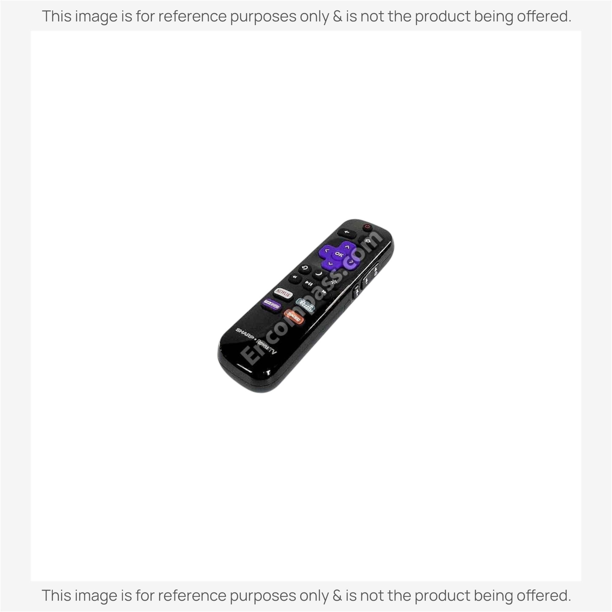 Substitute for Sharp LC-RCRCA-20 Roku TV Remote Control 398GR10BESPN005 [RRLC16]