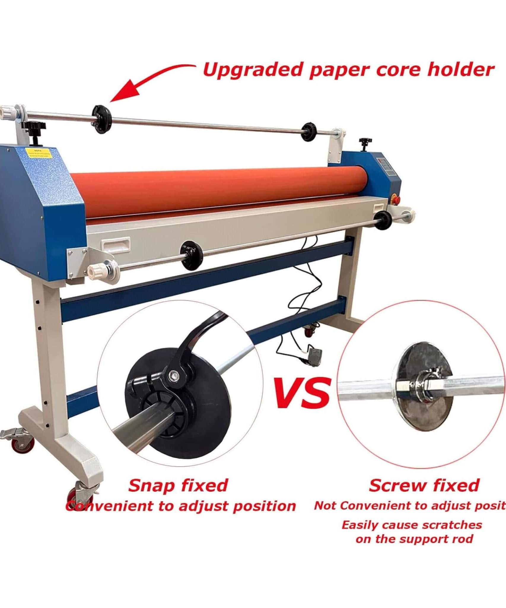 Heavy-Duty Industrial 110V Laminating Machine With Holder Rod (SAK68035)