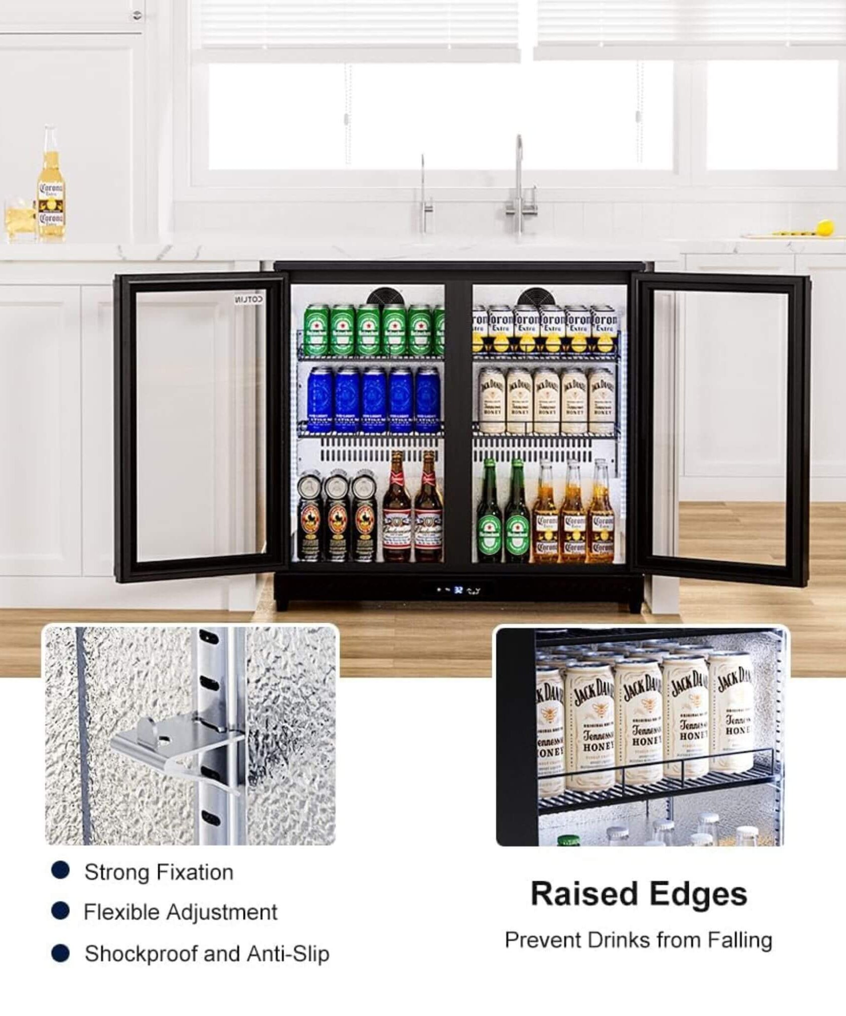 Industrial Freestanding Undercounter Beverage Refrigerator (SAK84019)