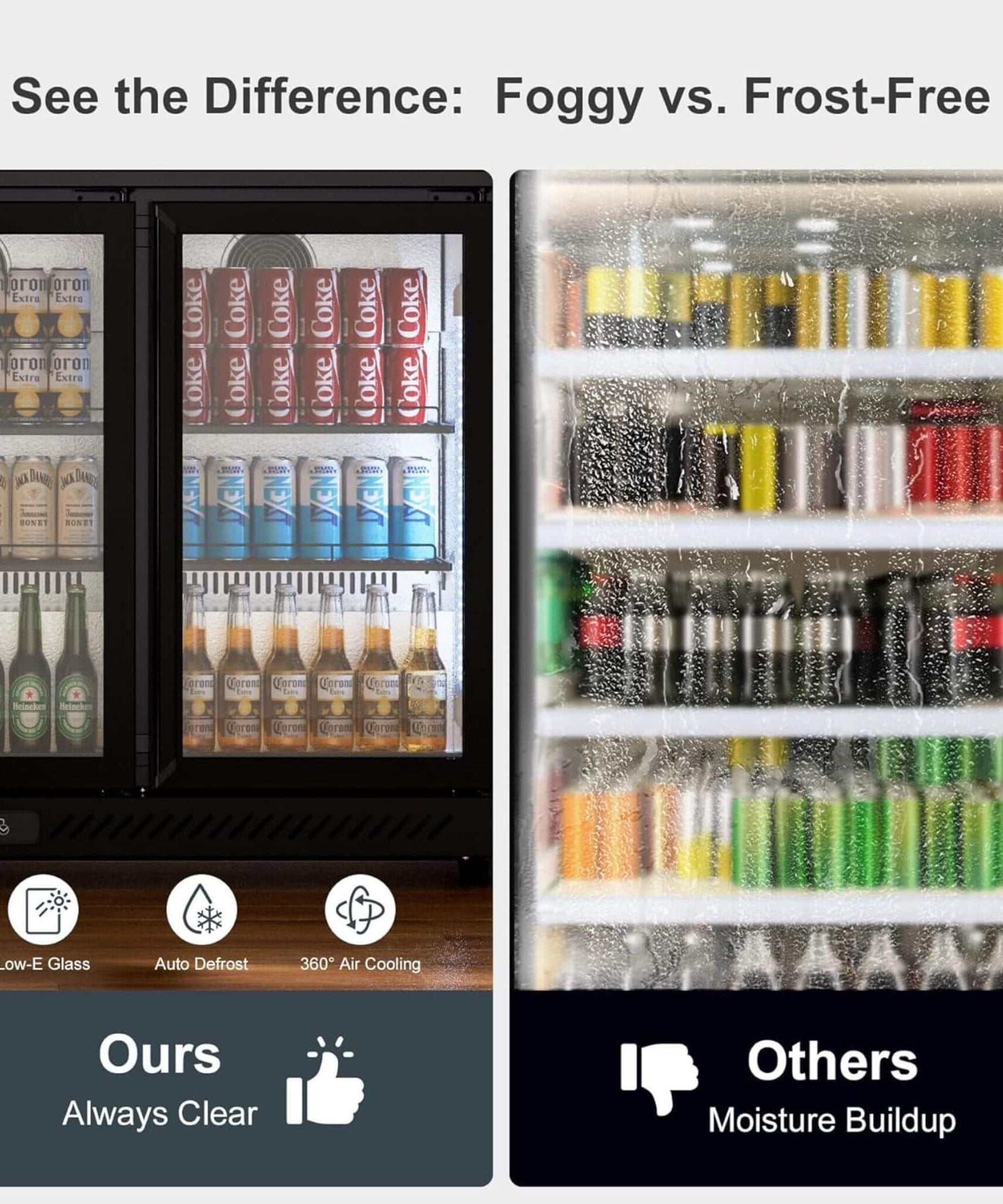 Industrial Freestanding Undercounter Beverage Refrigerator (SAK84019)