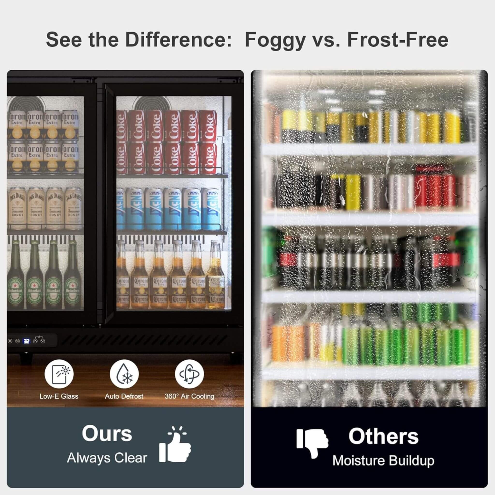 Industrial Freestanding Undercounter Beverage Refrigerator (SAK84019)
