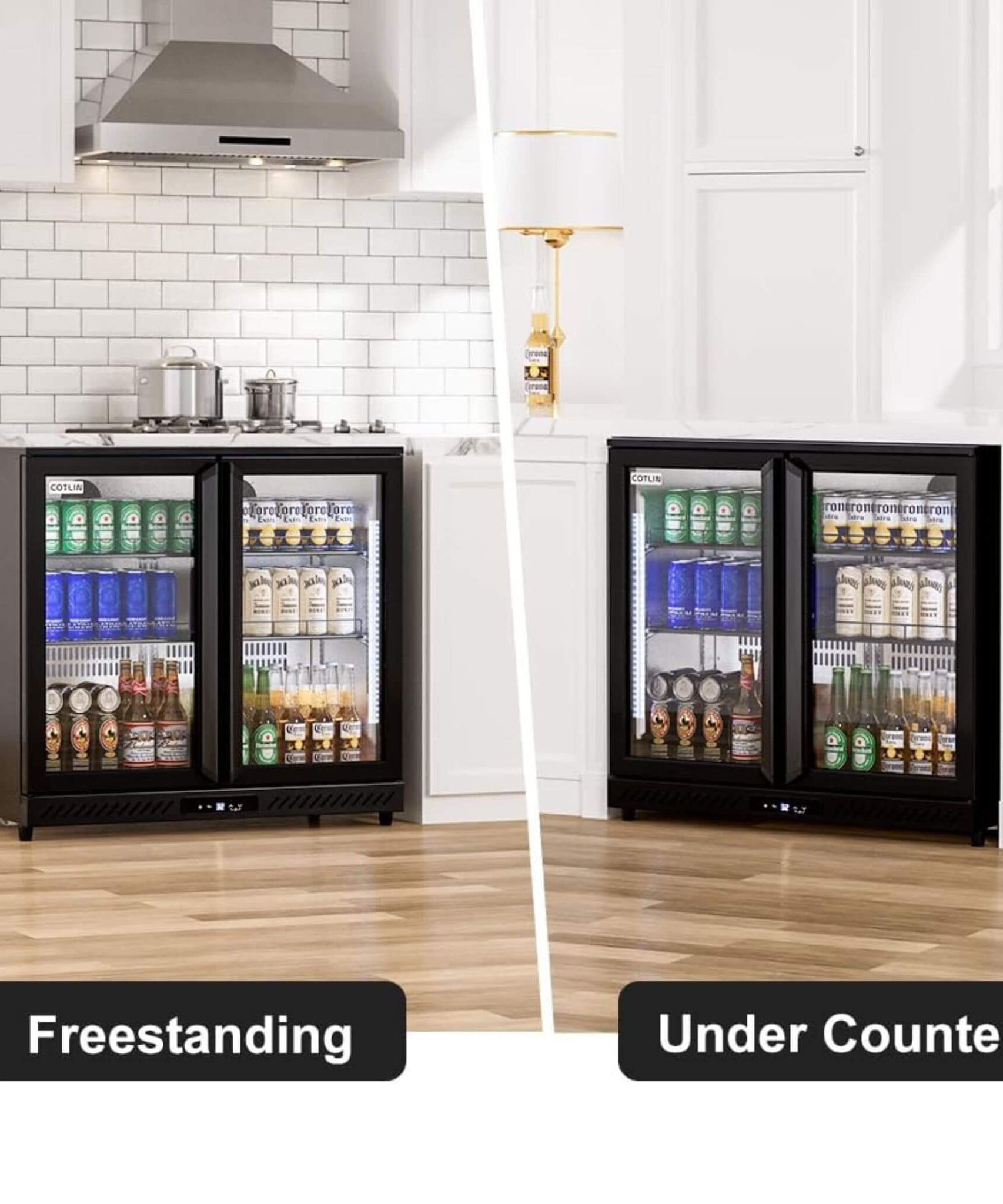 Industrial Freestanding Undercounter Beverage Refrigerator (SAK84019)