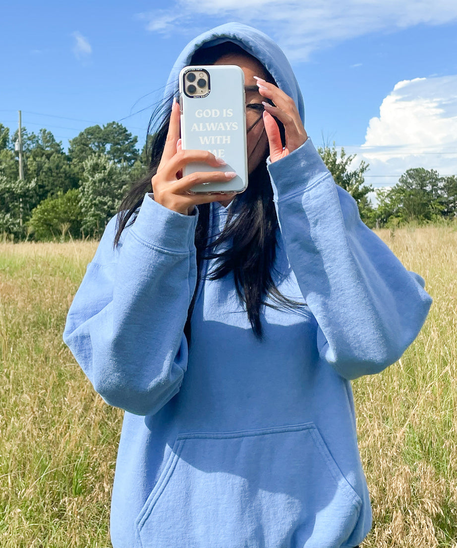 Blue God ist immer bei mir Handyhülle
