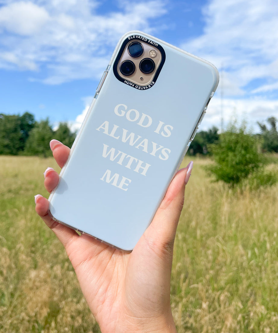 Blue God ist immer bei mir Handyhülle