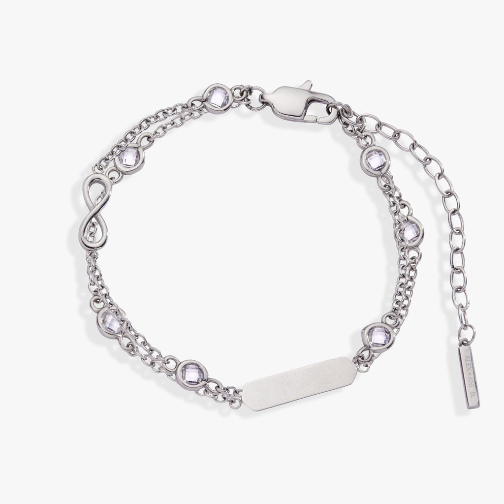 Infinity Chain Double Strand Bracelet