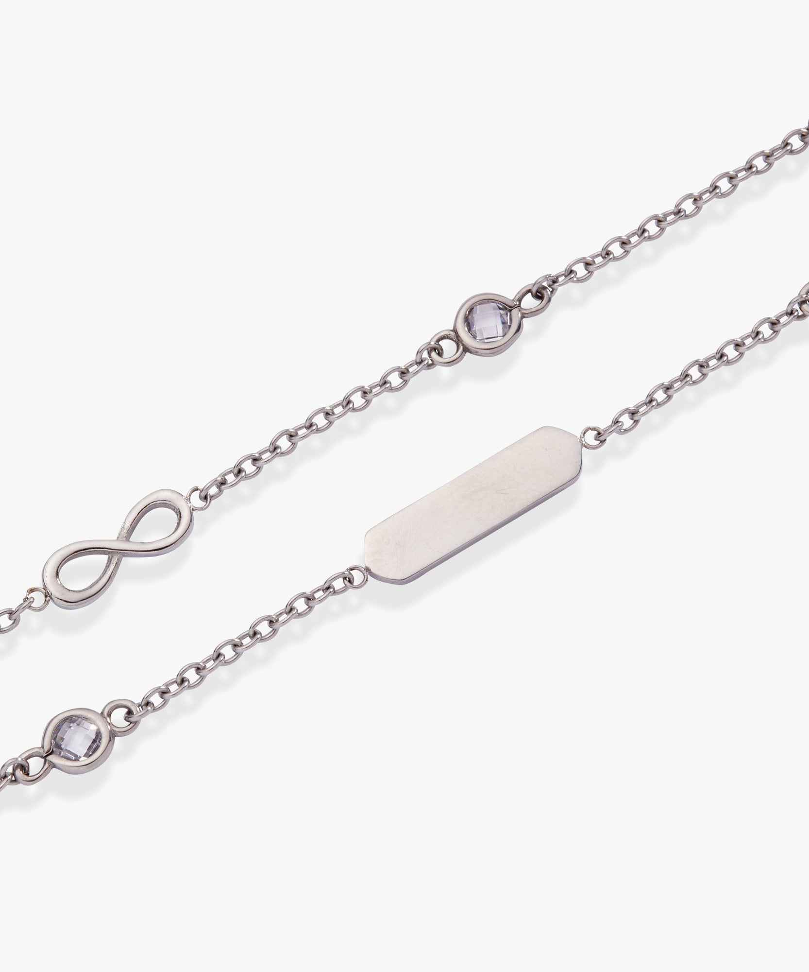 Infinity Chain Double Strand Bracelet