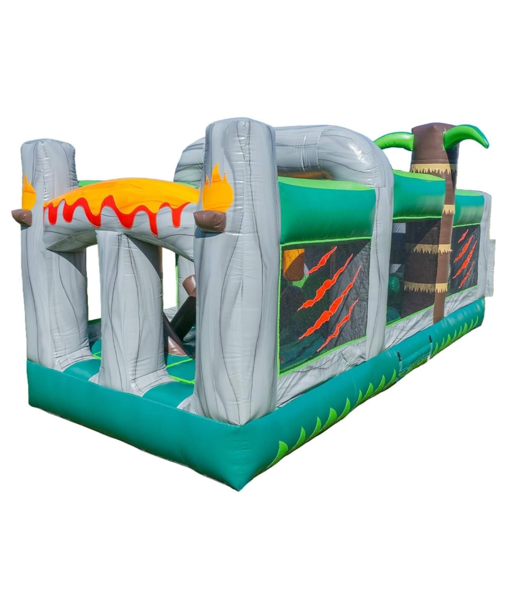 20FT Inflatable Dinosaur Obstacle Course With Blower (SAK90817)