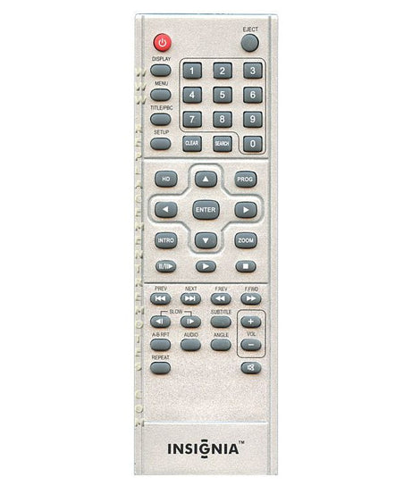 Insignia 13000A0100000 DVD Remote Control