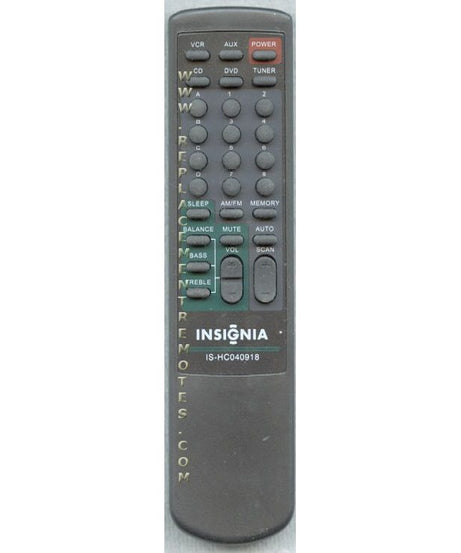 Insignia ISHC040918 Audio Remote Control