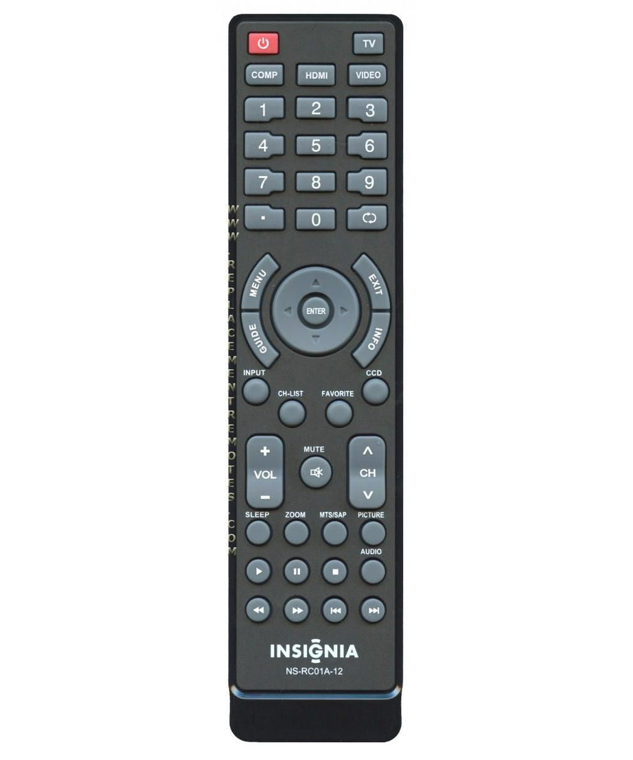 Insignia NSRC01A12 TV Remote Control