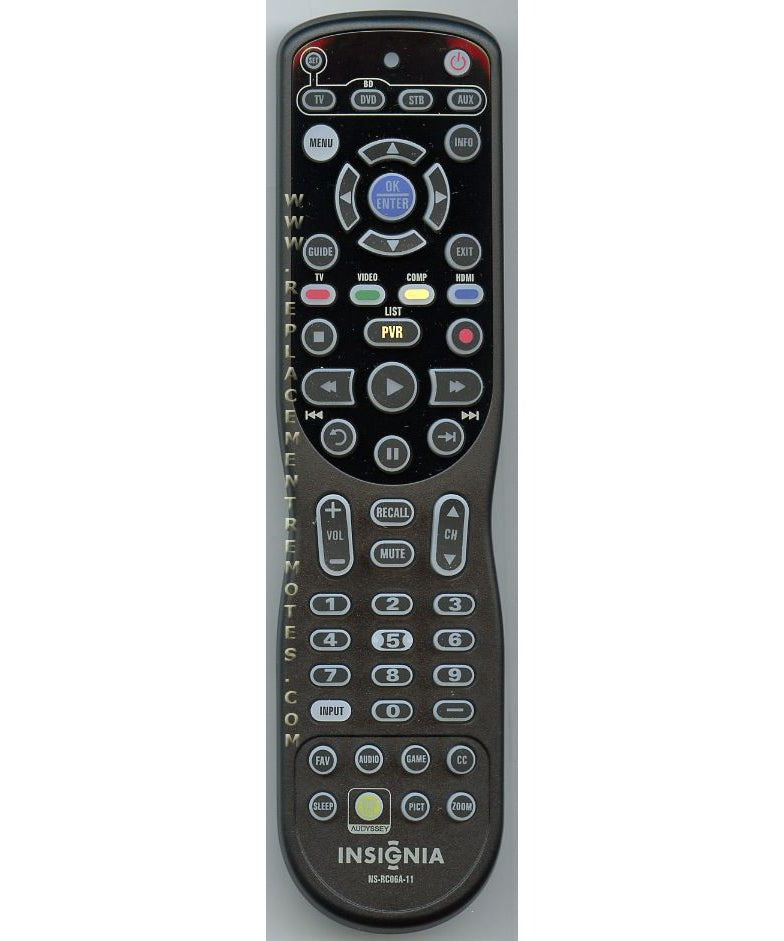 Insignia NSRC06A11 Universal TV Remote Control