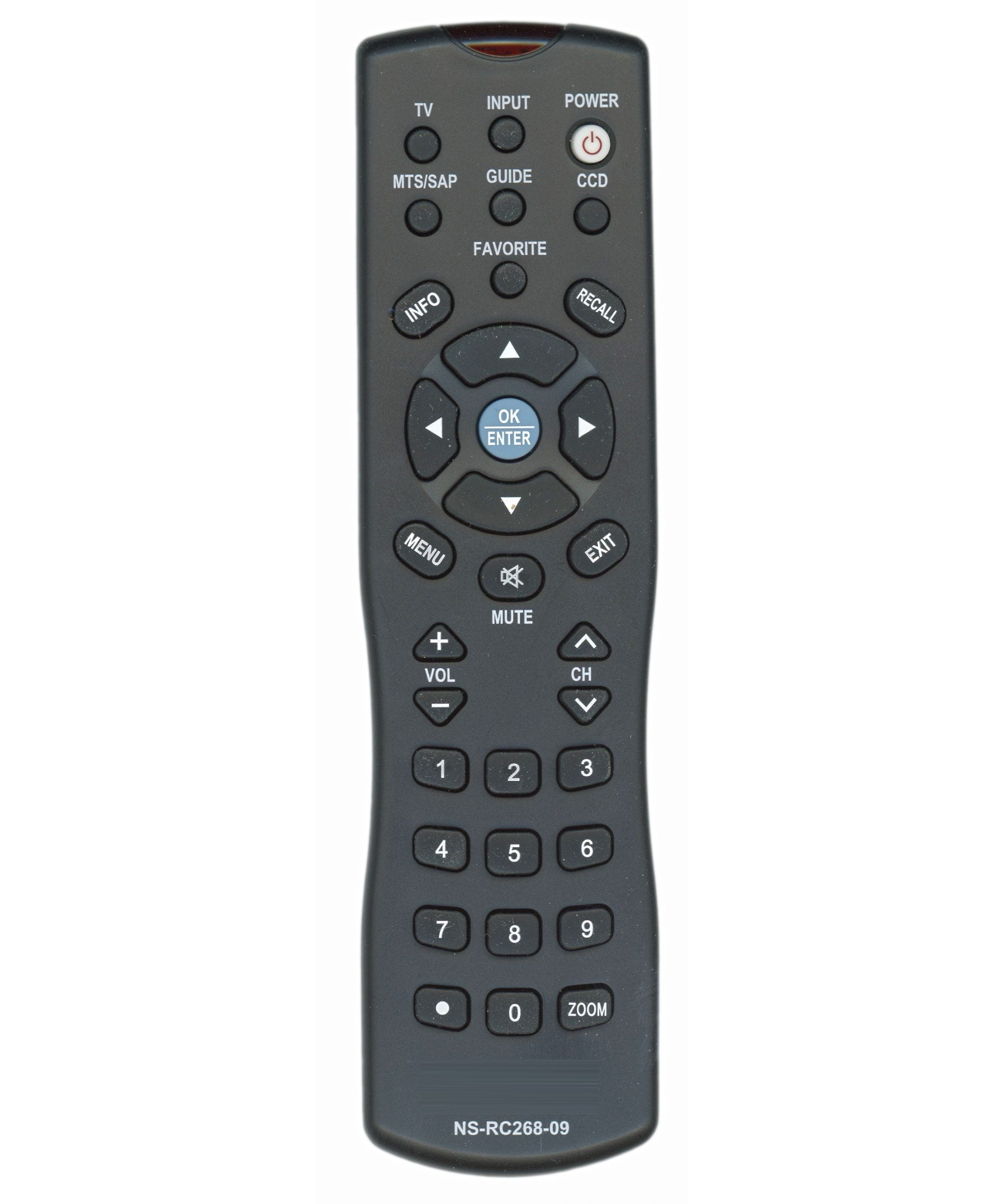 Insignia NSRC26809 TV Remote Control - NS-RC268-09