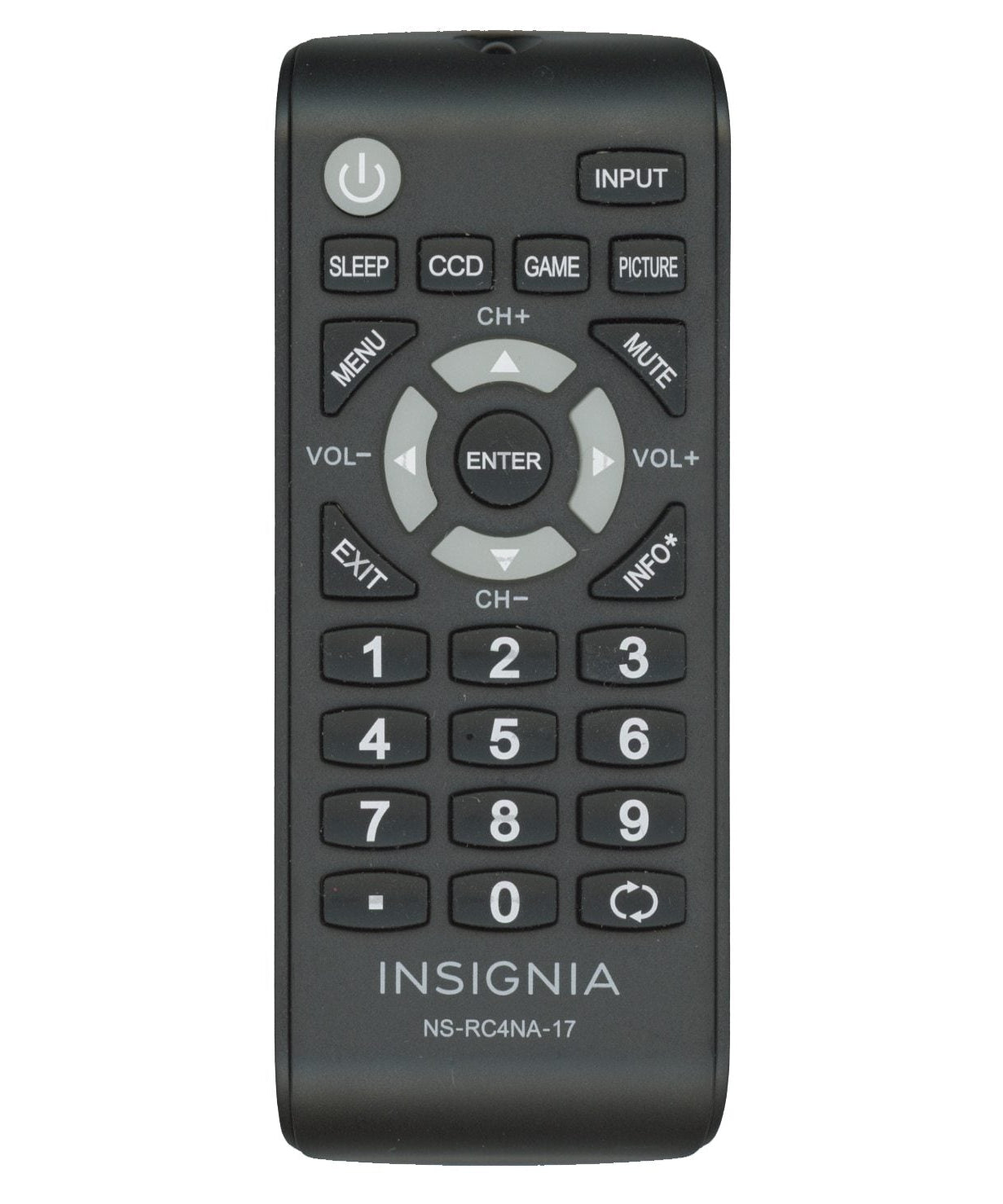Insignia NSRC4NA17 TV Remote Control