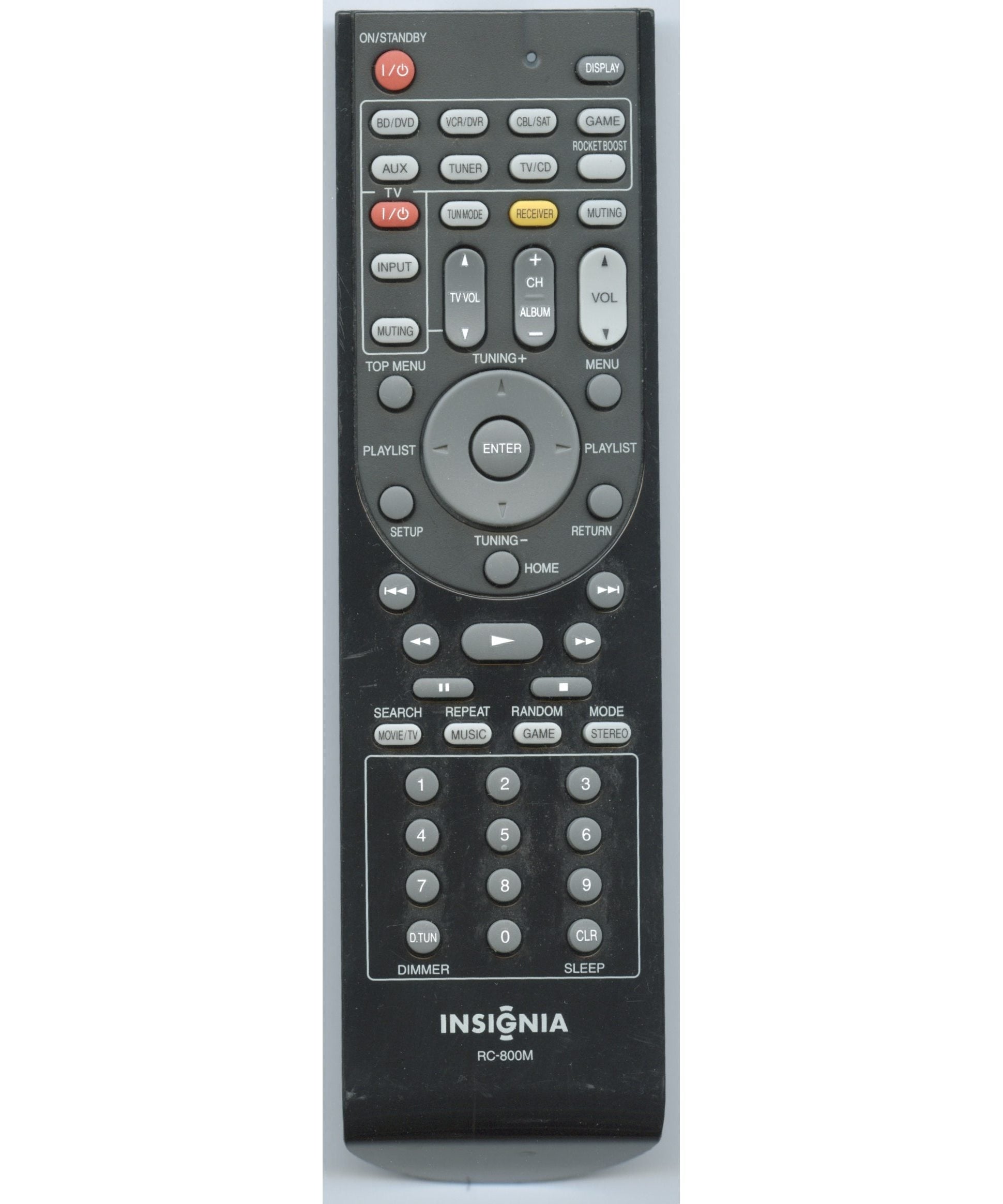 Insignia RC800M Audio Remote Control